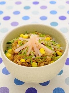 新生姜と豚焼肉のカスタム丼さっぱり味-レシピのメイン写真