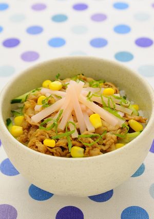 新生姜と豚焼肉のカスタム丼さっぱり味-レシピのメイン写真