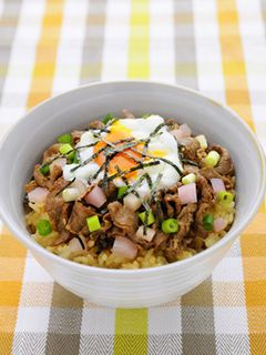 新生姜と牛焼肉のカスタム丼がっつり味-レシピのメイン写真