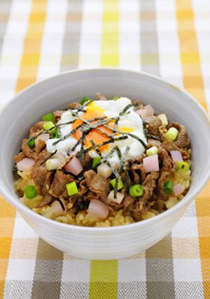 新生姜と牛焼肉のカスタム丼がっつり味-レシピのメイン写真