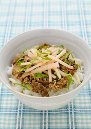 新生姜と牛焼肉のカスタム丼さっぱり味-レシピのメイン写真