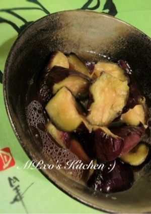 ルクエで簡単！さっぱり茄子の揚げ浸し-レシピのメイン写真