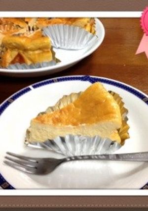 超カンタン♪ベイクドチーズケーキ☆-レシピのメイン写真