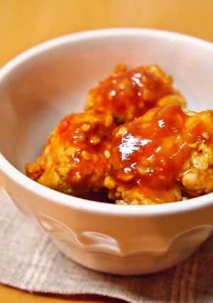 ヘルシー！豆腐と鶏の揚げないミートボール-レシピのメイン写真