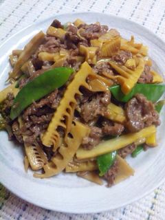 牛肉とたけのこの甘辛オイスター炒め-レシピのメイン写真
