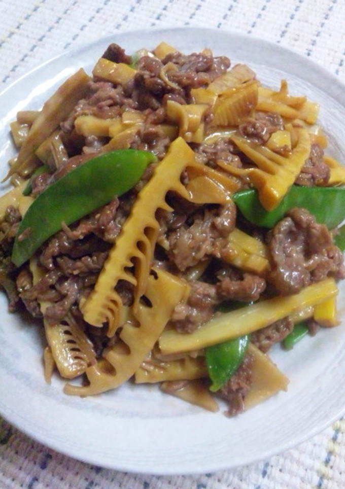 牛肉とたけのこの甘辛オイスター炒め-レシピのメイン写真