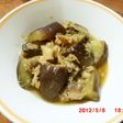 サバの味付け缶となすびの炊き合わせ