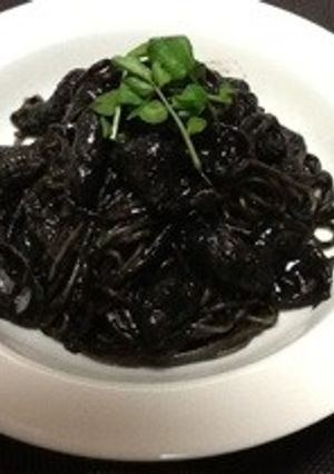 イカスミのパスタ-レシピのメイン写真