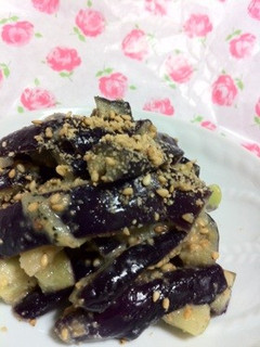 超簡単...3分..塩麹でなすのごま和え-レシピのメイン写真
