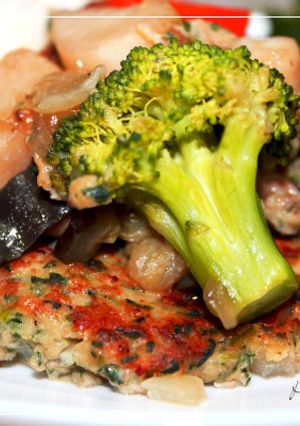お魚と豆腐のお野菜バーグ～コンソメ仕立て-レシピのメイン写真