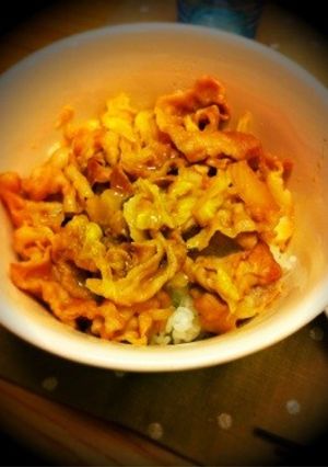 甘めのぶた丼-レシピのメイン写真