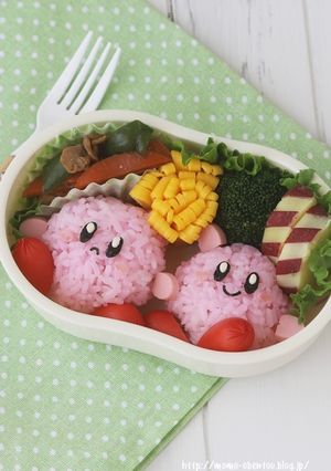 キャラ弁＊星のカービィ♪-レシピのメイン写真