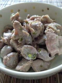 塩麹漬け砂肝の酒蒸し-レシピのメイン写真