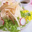 水菜とアップルの爽やか冷や奴