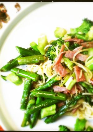 ラーメンでペペロンチーノ-レシピのメイン写真