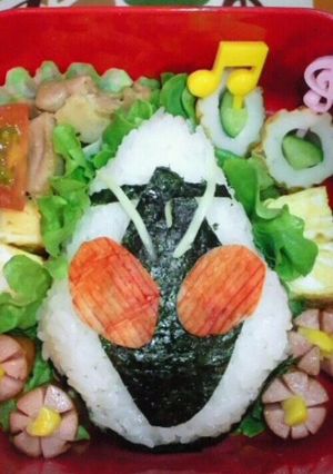 超簡単♬ 仮面ライダーフォーゼ キャラ弁-レシピのメイン写真
