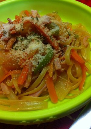 フライパンひとつでみんな大好きナポリタン-レシピのメイン写真