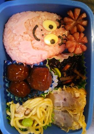 キャラ弁　バーバーパパ-レシピのメイン写真