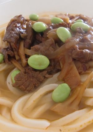ハヤシライスリメイク　ハヤシ冷やしうどん-レシピのメイン写真