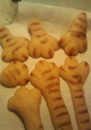 猫の手ガレット　プリン味-レシピのメイン写真