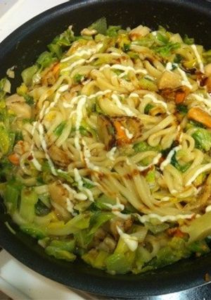 ●濃っくり海鮮焼うどん-レシピのメイン写真