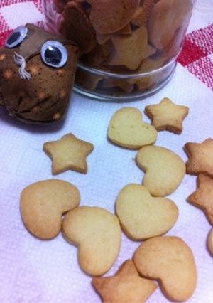 マーガリンで☆型抜きクッキー-レシピのメイン写真