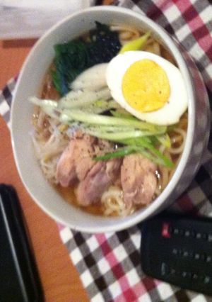 塩麹チキンのラーメン♪-レシピのメイン写真