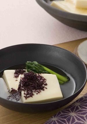 変わりだし豆腐の赤しそかけ-レシピのメイン写真