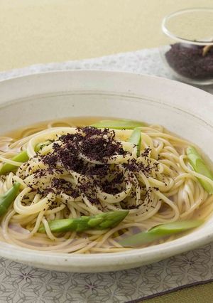 赤しそ和風スープパスタ-レシピのメイン写真