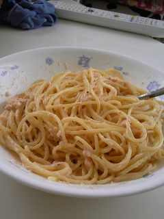 簡単鮭クリームパスタ-レシピのメイン写真