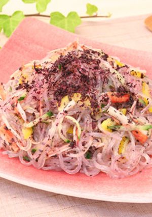 春雨のサラダ　赤しそ風味-レシピのメイン写真