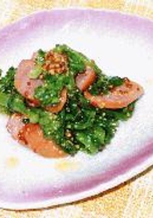 菜の花とソーセージのサラダ-レシピのメイン写真