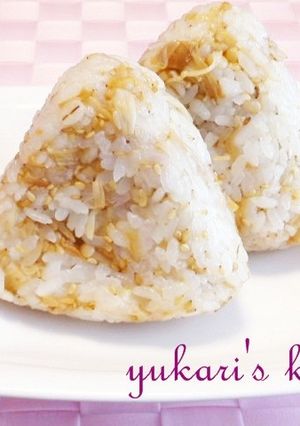えのきとゴマのおにぎり♥バター醤油風味-レシピのメイン写真