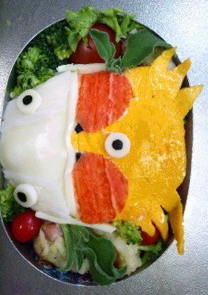 キャラ弁当☆仮面ライダーメテオストーム-レシピのメイン写真