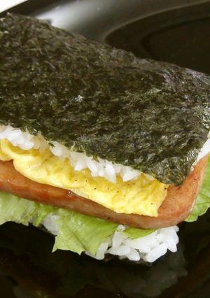ポーク卵おにぎり-レシピのメイン写真