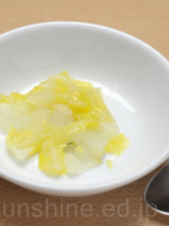 【離乳食 中期】白菜のおひたし-レシピのメイン写真