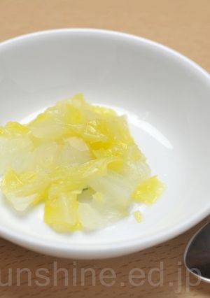 【離乳食 中期】白菜のおひたし-レシピのメイン写真