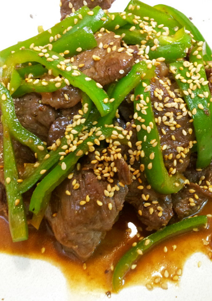 簡単！牛肉とピーマンの柚子胡椒炒め☆-レシピのメイン写真
