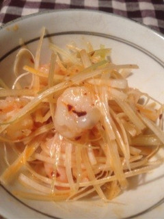 海老とネギの辛味和え-レシピのメイン写真