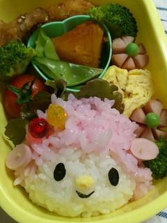 キャラ弁☆ピアノちゃん-レシピのメイン写真