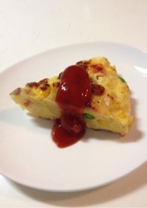フライドポテトでスパニッシュオムレツ-レシピのメイン写真