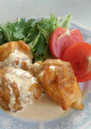 チキンのさっぱりマヨソース掛け(^^)-レシピのメイン写真