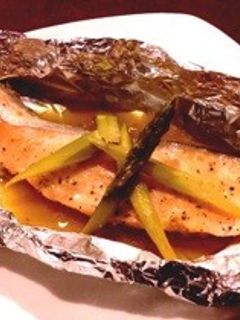 簡単!鮭のマヨネーズホイル焼き-レシピのメイン写真