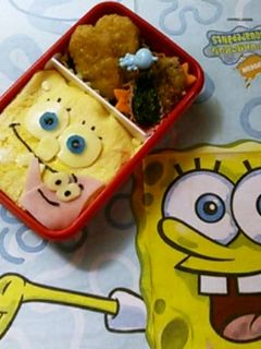 ★スポンジボブキャラ弁★-レシピのメイン写真