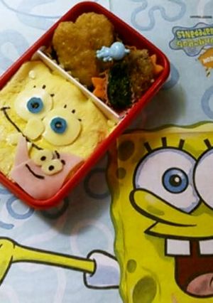 ★スポンジボブキャラ弁★-レシピのメイン写真