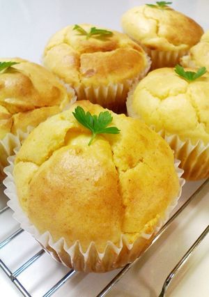 朝食やブランチに◎Wダブルチーズマフィン-レシピのメイン写真