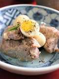 塩麹と生姜で☆豚肉とうずら卵の煮もの