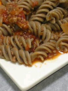 そばパスタでアラビアータ-レシピのメイン写真