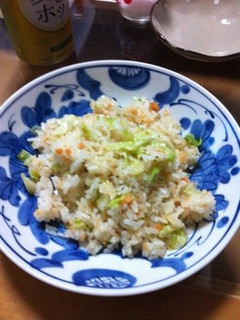 鮭とレタスのチャーハン-レシピのメイン写真