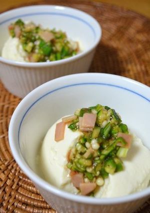 母の味☆おくらとハムのまぜまぜ♪-レシピのメイン写真